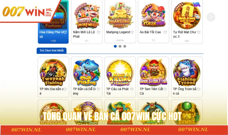 Bắn cá 007WIN 1 Tổng quan về bắn cá 007WIN cực hot