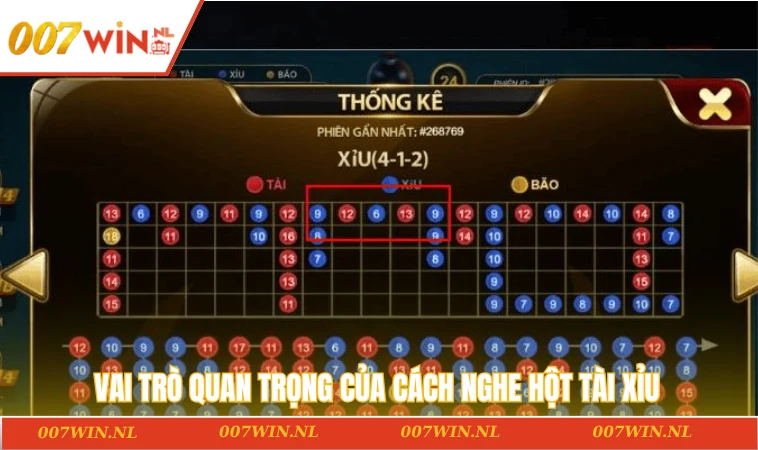 Cách Nghe Hột Tài Xỉu Chuẩn Xác Được Bật Mí Từ Chuyên Gia 2 Vai trò quan trọng của cách nghe hột tài xỉu